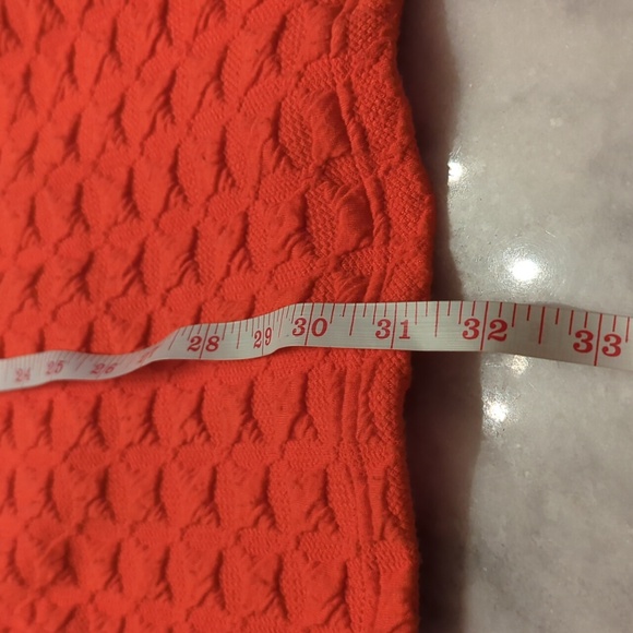 Great Cavalier by St Paul orange A-line three button closure cardigan w/pockets - Picture 7 of 12